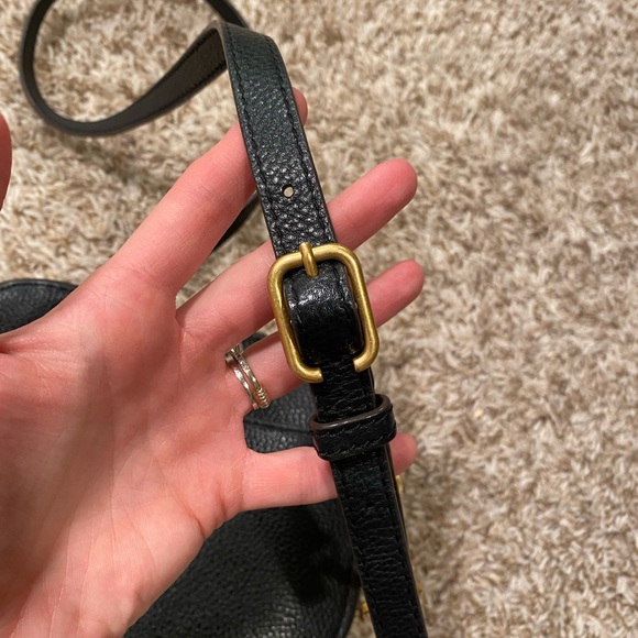 Tory Burch McGraw Camera Bag Black Leather Crossbody - Picture 8 of 11